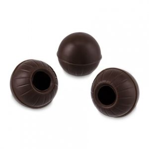 Bile goale in interior de ciocolata neagra
