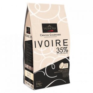Ciocolata Ivoire 35% granule 3 kg