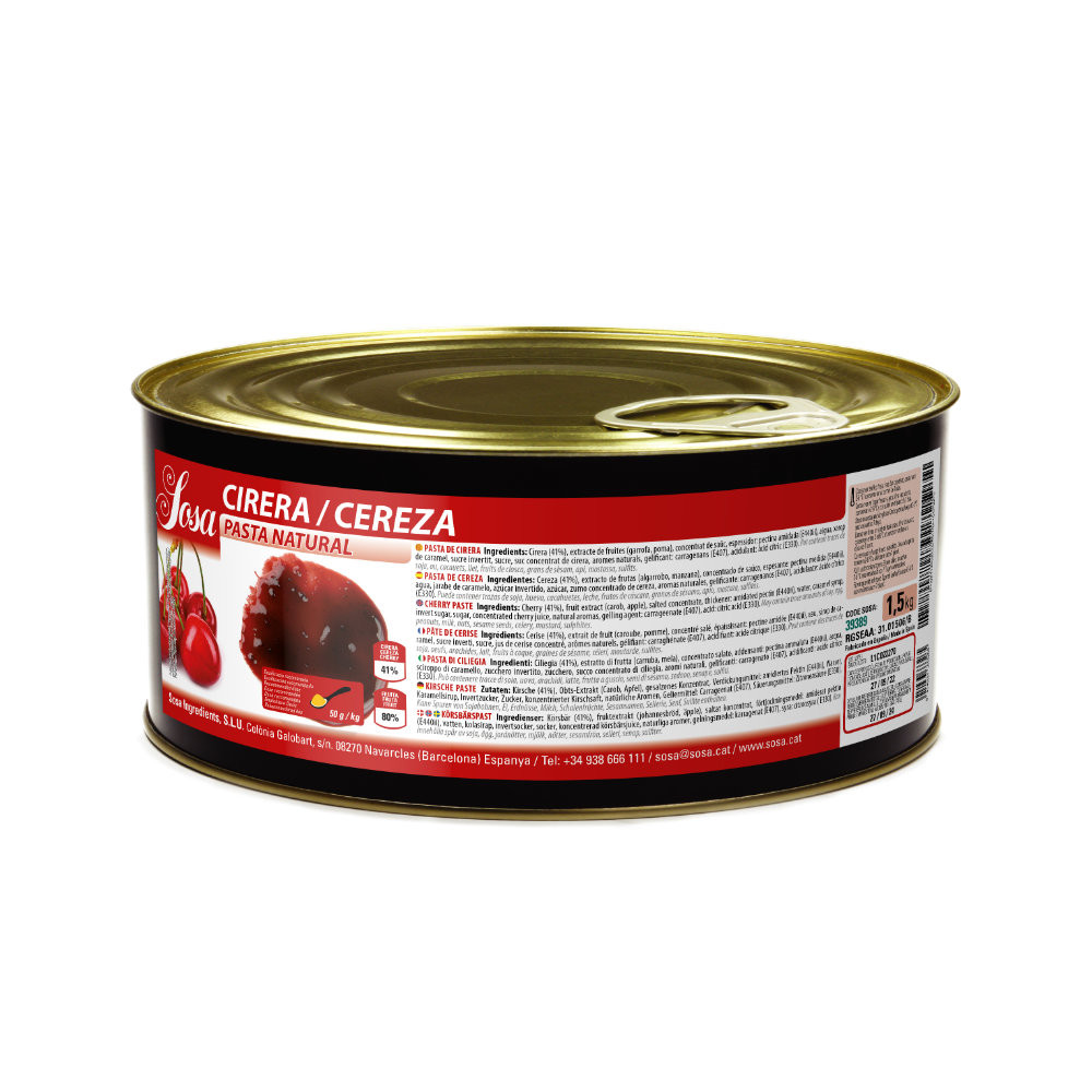 Visina pasta naturala concentrata 1.5 kg, Sosa