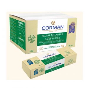 Unt de lapte 82% grasime bloc, Corman