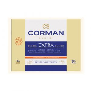 Unt Extra la cald mediu 82% grasime foaie, Corman