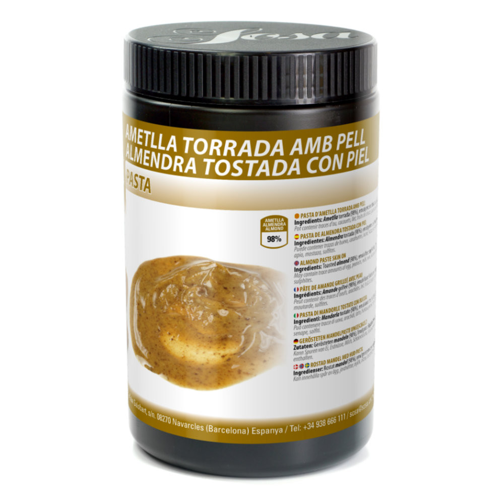 Pasta pura de migdale prajite nedecojite 1 kg, Sosa